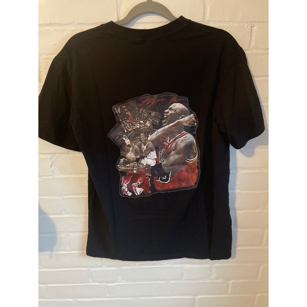 Vintage Michael Jordan 23 Graphic T Shirt Black‎ Premium Cotton Mens Size M